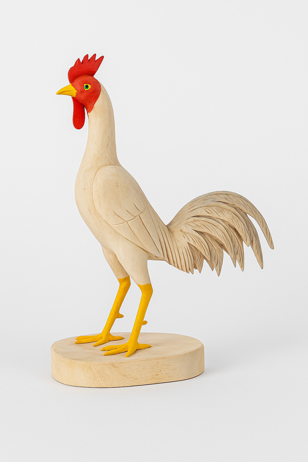 Miniatura de Galos de Briga – Modelo Pequeno em Madeira Artesanal
